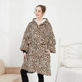 Free Sample Free Design Hoodie Blanket Oversize Long Blanket Hoodie Ultra Plush Blanket Hoodie Wholesale