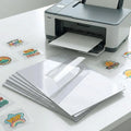 Printable clear Self Adhesive A4 Waterproof Label Inkjet Stickers Paper Full Sheet Transparent Vinyl Sticker Printer Paper
