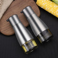 Stainless Steel Oil Bottle Oil Control Pot Soy Sauce Vinegar Bottle Glass Seasoning Sealed Pot Liquid Honey Kitchen Household