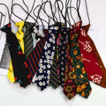 Fashion Cheap Leisure Flower Cotton Necktie Children School Lazy Cotton Flower Tie Kids Colourful Floral Ties