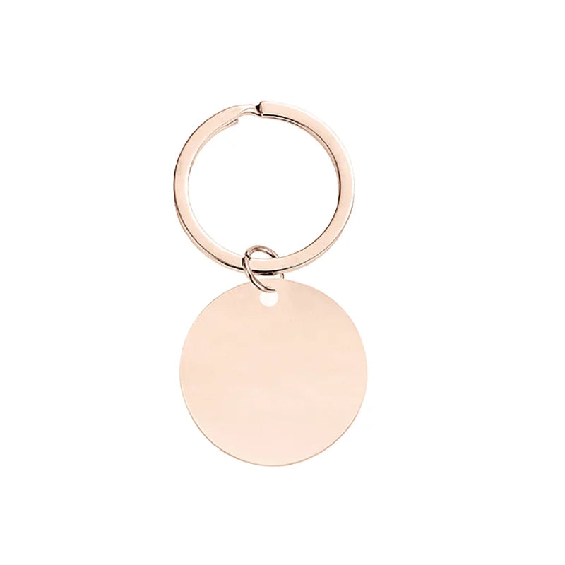 Promotional Customized Logo Design Brand Engraveable Luxury Heart-Shaped Stainless Steel Dog Metal Key Chain Customized Color