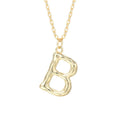 Wholesale Alloy Customized Initial Letter Pendant  Stainless Steel Necklace