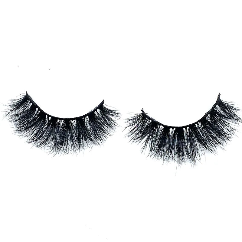 Private Label Wholesale 20mm Box Mink Eyelashes Handmade Natural Super Pretty 3D Thick and Colorful False Eyelashes