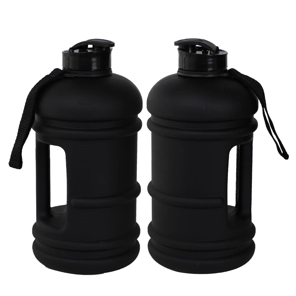 Wholesale Price Water Bottle LeakProof Half Gallon Water Jugs for Fitness Gym 2.2 L Large Capacity Matt Custom Drinking Jug