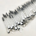 Sparkling Reusable Eyelash Brushes Mascara Wand in Tubes Eye Lash Brushes Keychain Eyebrow Spoolie Combs With Container Case