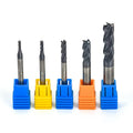 HRC 55 Coating 4 Flute Square End Mill Fresa Flat Milling Tools for Steel Face Milling Cutter EndMills