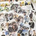 30 sticker packs per pack Teenage Heart Island Book Series Character material base collage 6 choices