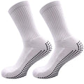 Solid Color Anti slip Adhesive Football Socks with Shock Absorption and Wear-resistant Towel Bottom Sports Socks