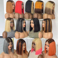Goodluck Cheap Price Short 2x6 Bob Human Hair Wigs 8-14inch Lace Bob Wig Glueless Lace Front Closure Bob Wigs for Black Women