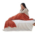 Factory Direct Sale Breathable Soft Adults Kids for Bath Home Travel 100% Acrylic Knitted Throw Blanket YLMRY