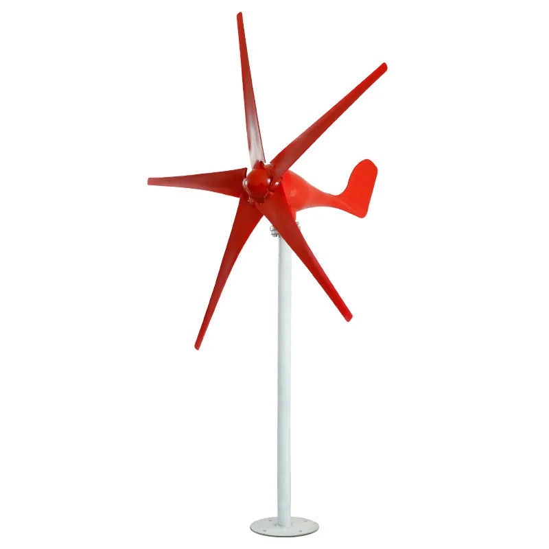 China Factory Wind Turbine Generator 500W 600W 800W With MPPT/Charge Controller Windmill RV Yacht Farm Small Wind Generator