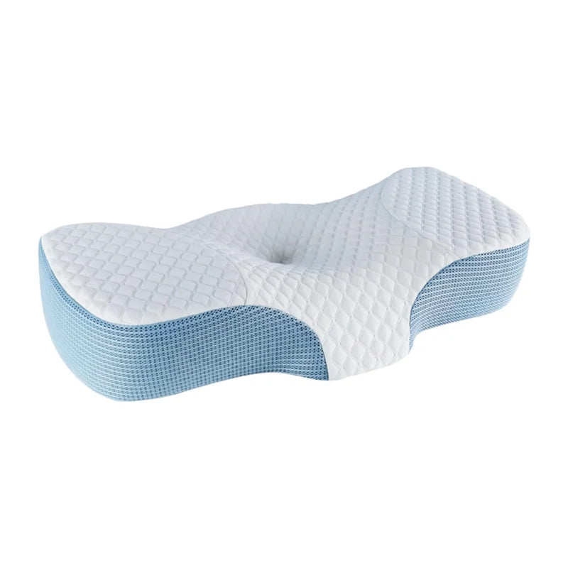 Slow Rebound Cervical Butterfly Shape Double Core Sleep Well Memory Foam Bed Pillow