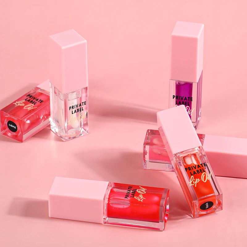 Hot Sale  Lip Gloss Flavoring Oil Waterproof Lip Oil Gloss High Shine Fruit Lip Oil