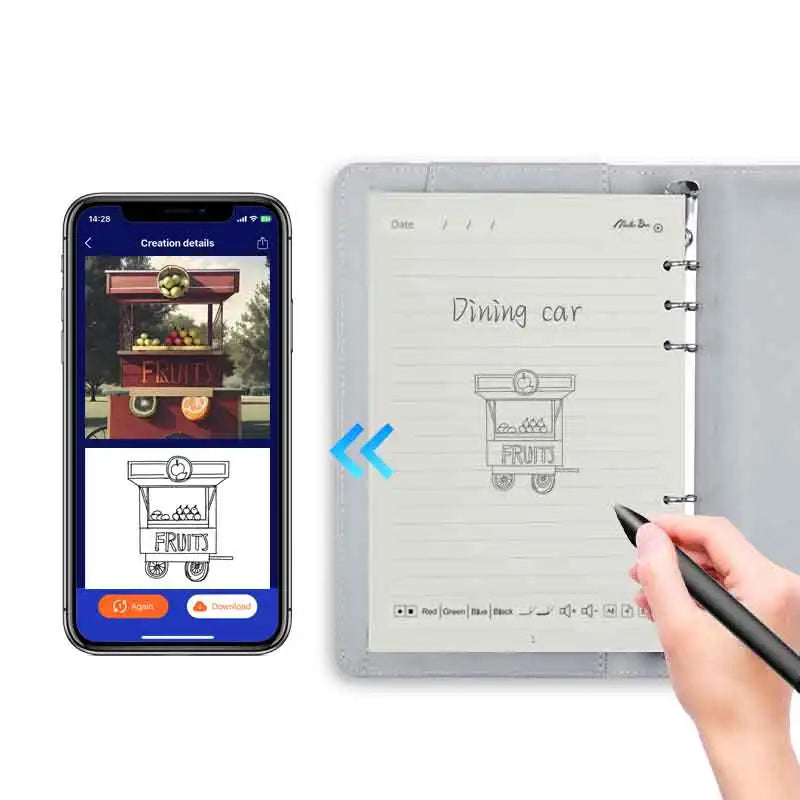 Discount Offer Designer's Drawing Book Smart Notebook Notebook Smart Luxury Drawing Book Fingerprint Lock  Leather Notebook