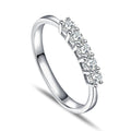 Ready to Ship Hot Sale 925 Sterling Silver Engagement Wedding Rings for Couple