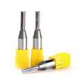 Lanke Whole Spot Small Sizes  Two Flute Woodworking  End Mill Cnc Router Bits End Mill for Wood Tct 2F Straight Bits
