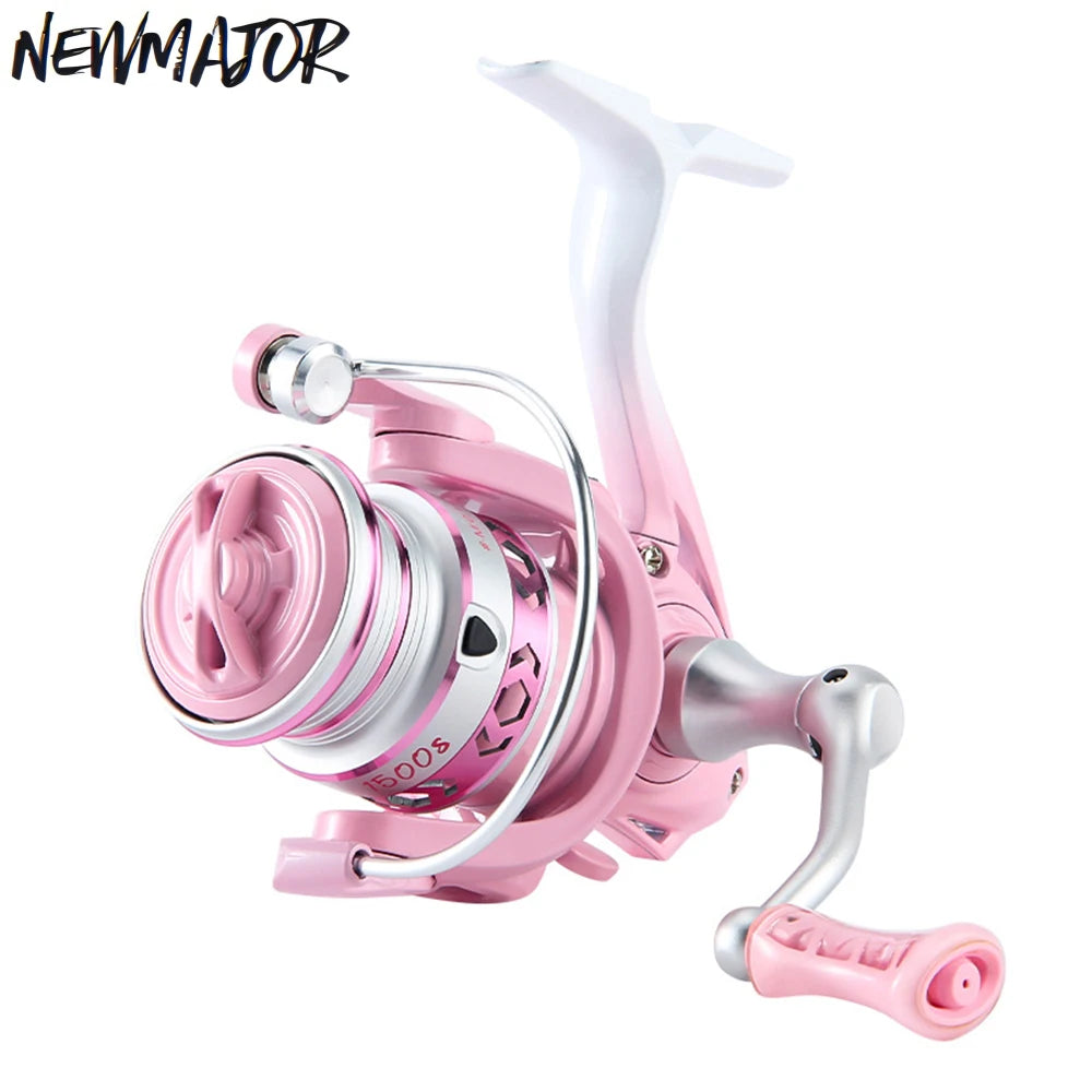 NEWMAJOR 1500-7000 8-14kg Drag Spinning Fishing Reel for Saltwater and River Fishing Durable Plastic Material for Lake Stream