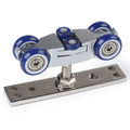 Wholesale Modern Apartment Steel & Nylon Sliding Door Hanging Track with Lifetime Warranty