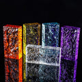 Frosted Glass Brick Transparent Crystal Brick Super White Solid Partition Wall Background Curtain Wall bar