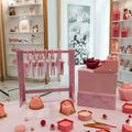 Cute Design and Detachable Acrylic Clothing Display Rack Lash Hanger Eyelash Display Holder with Hangers