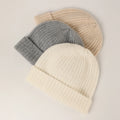 Autumn and Winter New Knitted Cashmere Circle Yarn Hat Trend Simple Warm Hat Fall and Winter Factory Spot Customization.