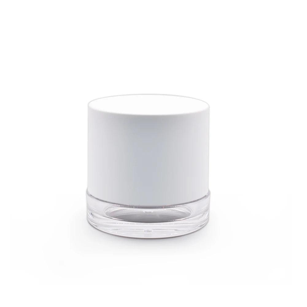 50g & 30g Big Cap Upside Down Acrylic Cream Jar with Plastic High Cap for Cosmetic Skin Care & Eye Cream