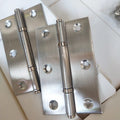 Satin Color Hardware Cabinet Door Folding Hinge Stainless Steel Door Hinges for Window Furniture