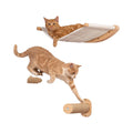 Wooden Cat Furniture Wall Hammock Balcony Hanging Bed Cat Nest Frame Pet Cat Ladder Hammock