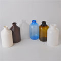 Pharmaceutical 100ml HDPE PP Plastic Empty E.O Sterile Veterinary Vaccine Vial Bottle with Rubber Stopper and Aluminum Cap