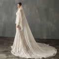 White Long High Spring Mesh Bridal Veil Simple Double Tail Soft Veil Elegant Wedding Bridal Veil