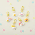 Resin Keychain Ring Cartoon Small Gift Kids Personalized Keychain Wholesale Cute Key Chain for Girls Charms