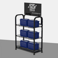 Car Battery Display Racks Metal Wire Display Racks Metal Oil Display Racks Car Supplies Display Racks and Retail Store Shelves