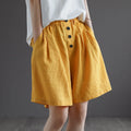 M-3XL Women's Summer Thin Outwear A-line Wide Leg Shorts High Waisted Slimming Pants Casual Cropped Pants