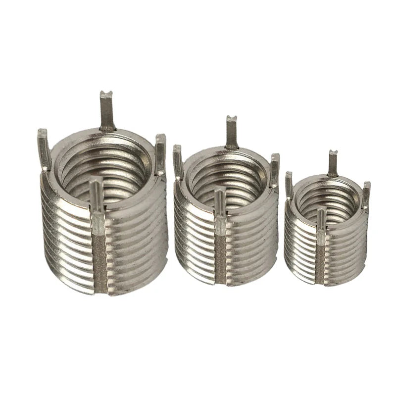 Stainless Steel Key Locking Thread Inserts Heavy Duty Fully Threaded Repair Kit Threaded Bushing Other Fasteners 8-32 High