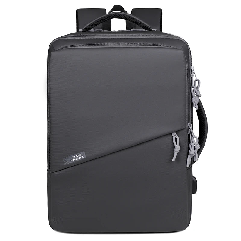 Travel Fashion Outdoor Hiking Business Custom Logo New Design Ripstop Laptop Backpack with USB and Zipper Closure