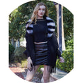 Wholesale Price Top Quality Rex Chinchilla Rabbit Fur Collar Shawl