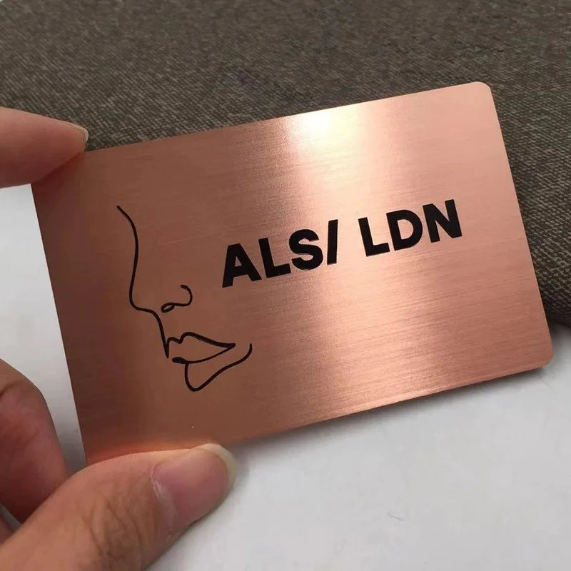 Luxury Gold Foil Silver Business Card Gold Foil logo Name Business Thanks Cards for Business