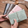 Retro Strap A6 Portable Travel Notebook Pu Leather Booklet Office Notebook Student Gift MegaBDM