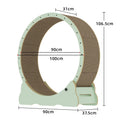 2024 Newly Design Pet Equipment Corrugated Paper Treadmill Silent Sport Wooden Treadmill Cat Scratcher Treadmill Sturdy Stable