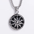 Hot Sale Good Price Stainless Steel Viking Jewelry Sun Necklace Men Chains with Pendant