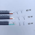 3D 4D 5D 6D 7D 8D W Shape Volume Eyelash Extension Individual L LU M Curl Clover Lashes Private Label Lash Extensions