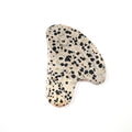 Huiying Natural Stone Heart Shape Guasha Facial Tool Dalmatian Jasper Gua Sha for Scrapers Face Massage