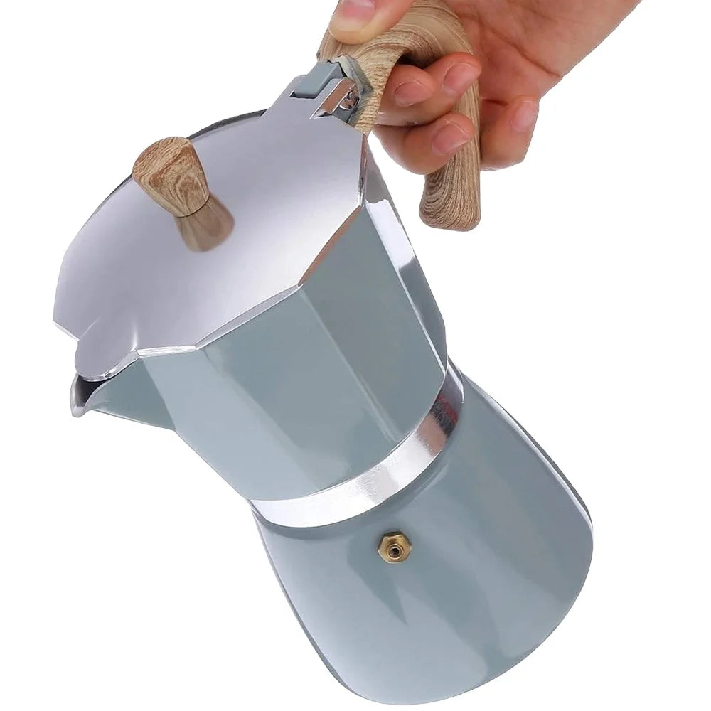 Classic Eco-Friendly Stocked Moka Pot Commercial Coffee Maker Coffee Boiler
