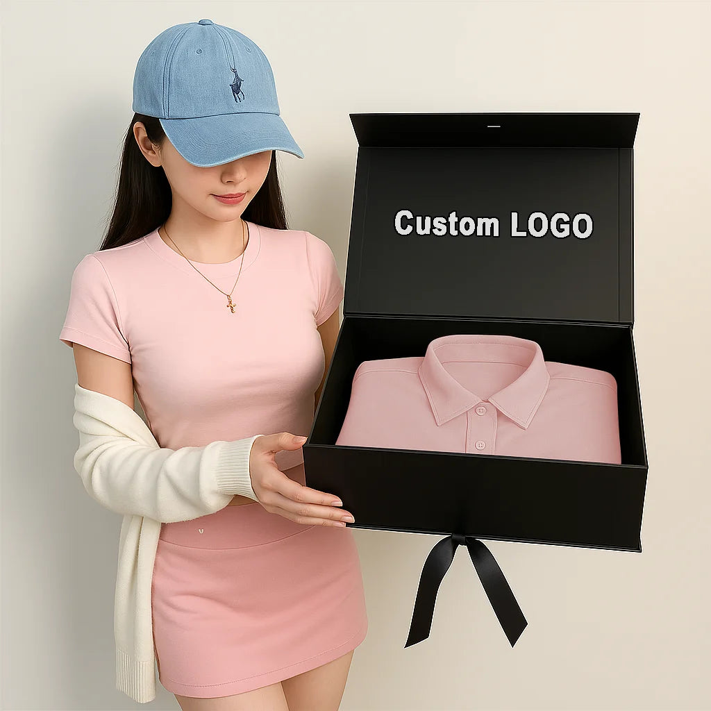 Modern Magnetic Collapsible Paper Gift Boxes Foil Finish Lid Ribbon for Nail Polish Oil Party Favor Mystery Surprise Packaging