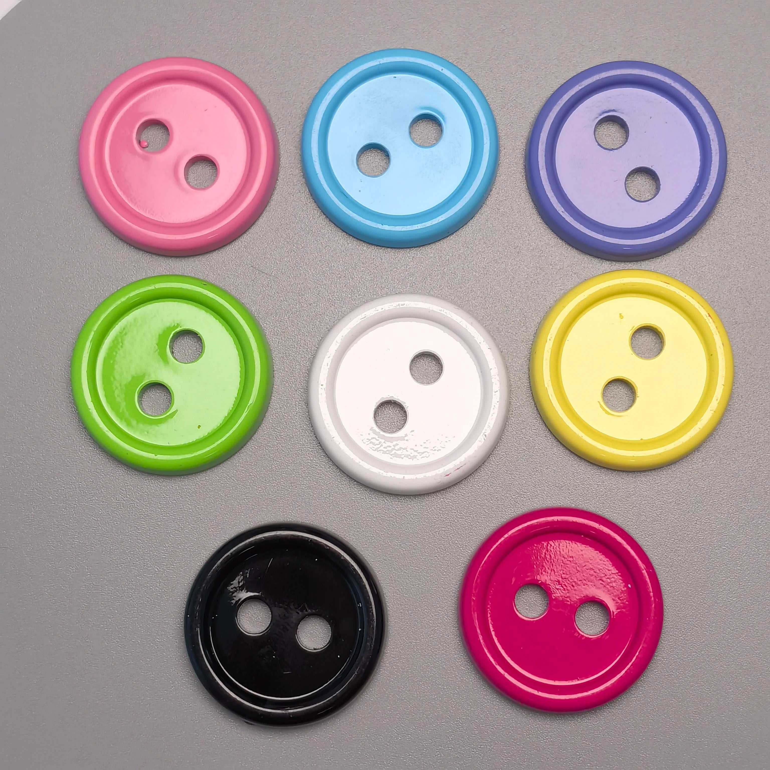 25mm 100Pcs Cute Button Beads DIY Handmade Beading Material Bracelet Necklace Jewelry Loose Bead Accessories