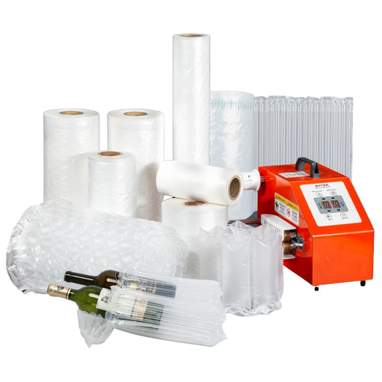 Factory Best Price Air Cushion Machine High Speed Custom Packaging Bubble Film Pillow Bag Roll Packing Materials
