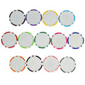 Customized Cheap 11.5g High-end Casino Dedicated Wear-resistant Logo Plastic Built-in Metal Golf Abs Poker Chips