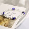 Hot Selling Fashion Devil's Eye Triple protection Beaded Bracelets Men's and Women's Bead Eyes Pendant Jewelry Bracelet