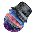 Designer Colors Fashion Luxury Custom 100% Cotton Plain Summer Custom Women Girl Tie Dye Reversible Fisherman Bucket Hats