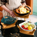 Nordic creative fruit plate creative household fruit salad bowl dessert plate square ceramic tableware ceramic bowl